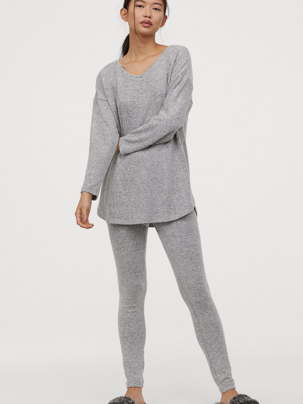 

Пуловер H&M 0785034_сер M Серый