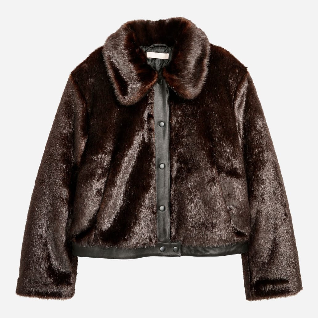 

Полушубок H&M 0596162_01 42 Коричневый