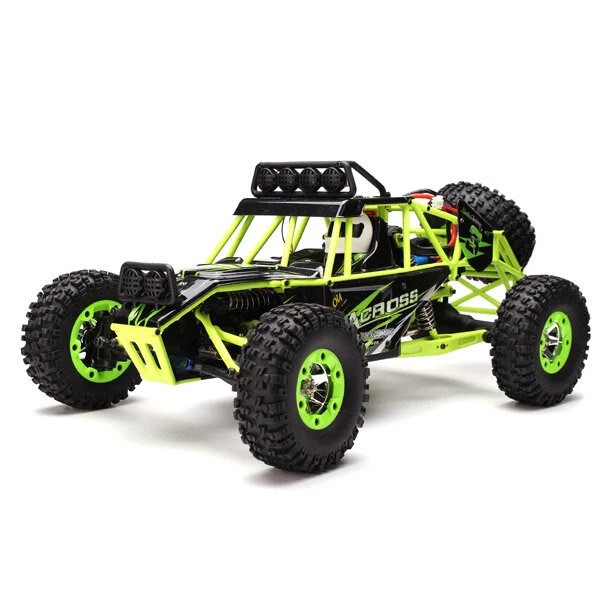 

Машинка на радиоуправлении WLToys 12427 4WD Черный/Зеленый с аккумулятором 1500 мА/ч + подсветка