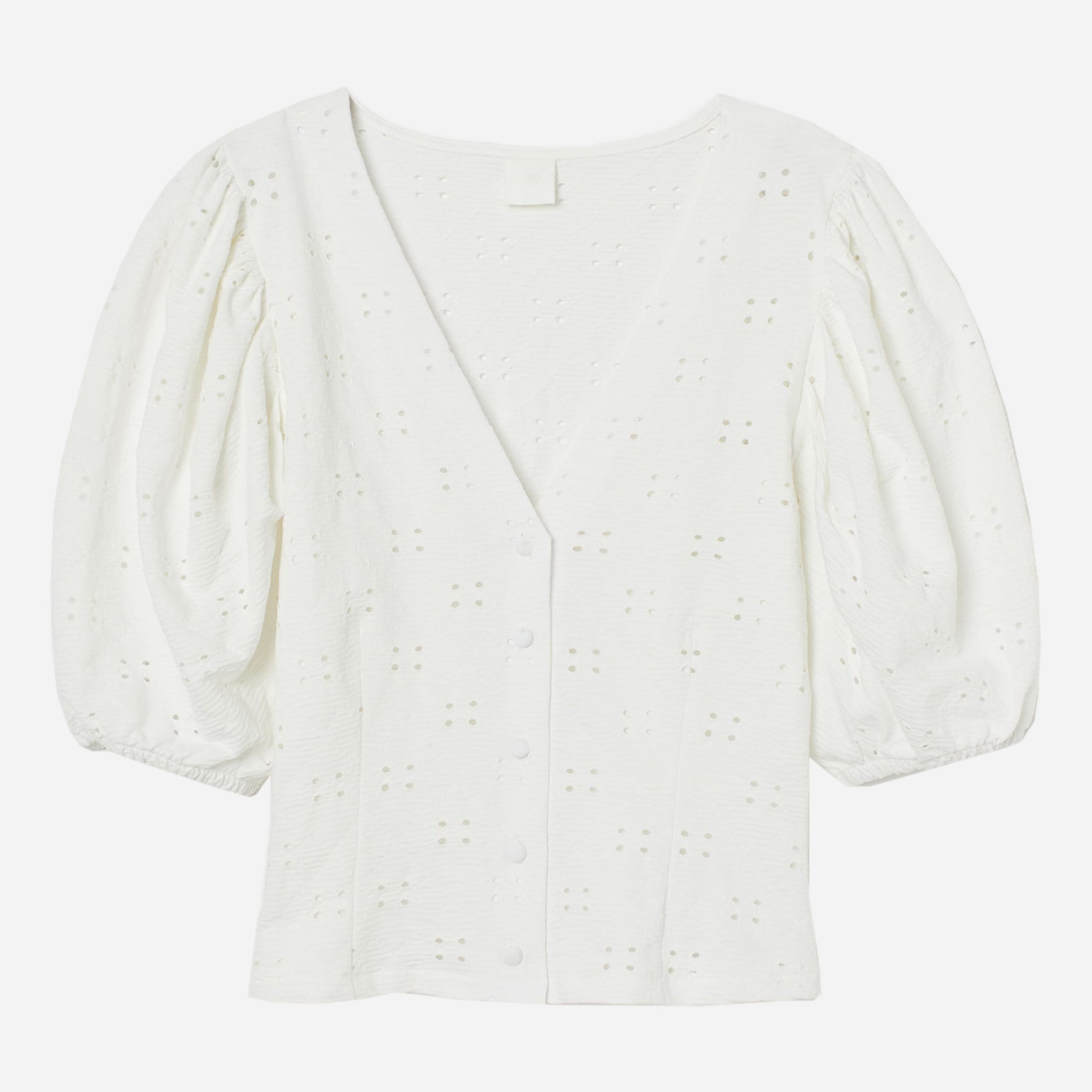 

Блузка H&M 0832362_бел XS Белая