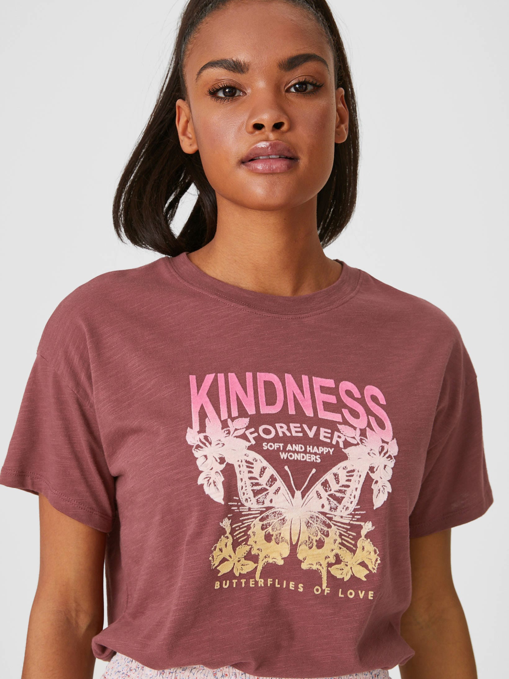 

Футболка C&A 2111659_бор_kindness L Бордовая