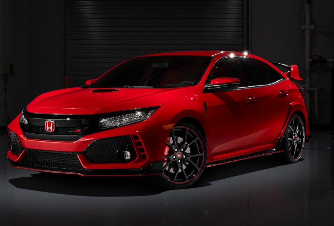 

Модель автомобиля Honda Civic 1:32 из сплава красный