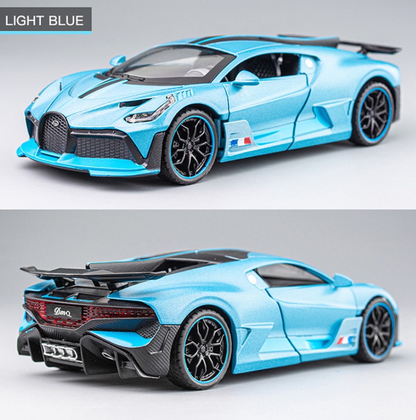

Модель автомобиля из сплава Bugatti divo 1:32 синий
