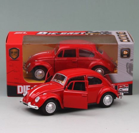 

Классический автомобиль Volkswagen Beetle 1:36 красный