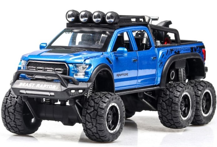 

Модель автомобиля Ford Raptor F150 1:28 внедорожник синий