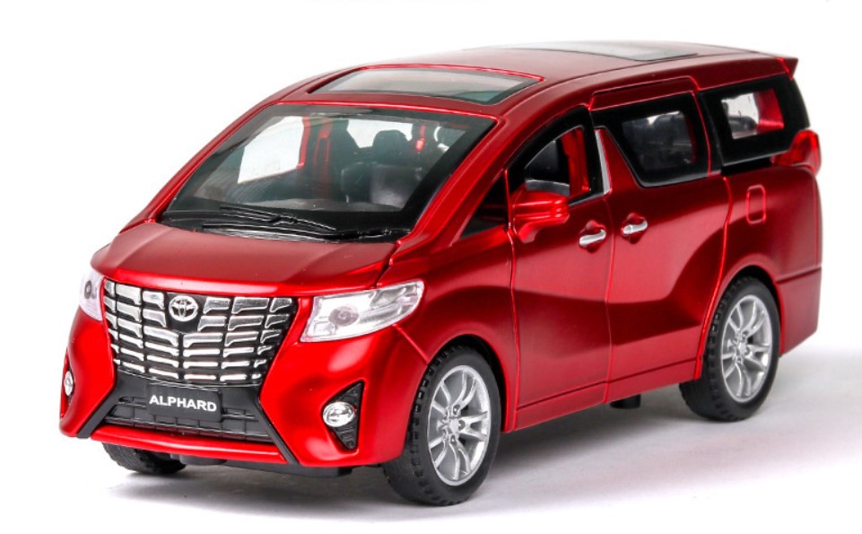 

Модель автомобиля из сплава Alphard детская игрушечная машина 1:32 красная