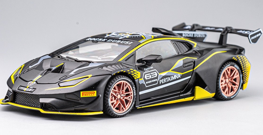 

Спортивный автомобиль Lamborghini Huracan Racing 1:32 детская черная игрушка