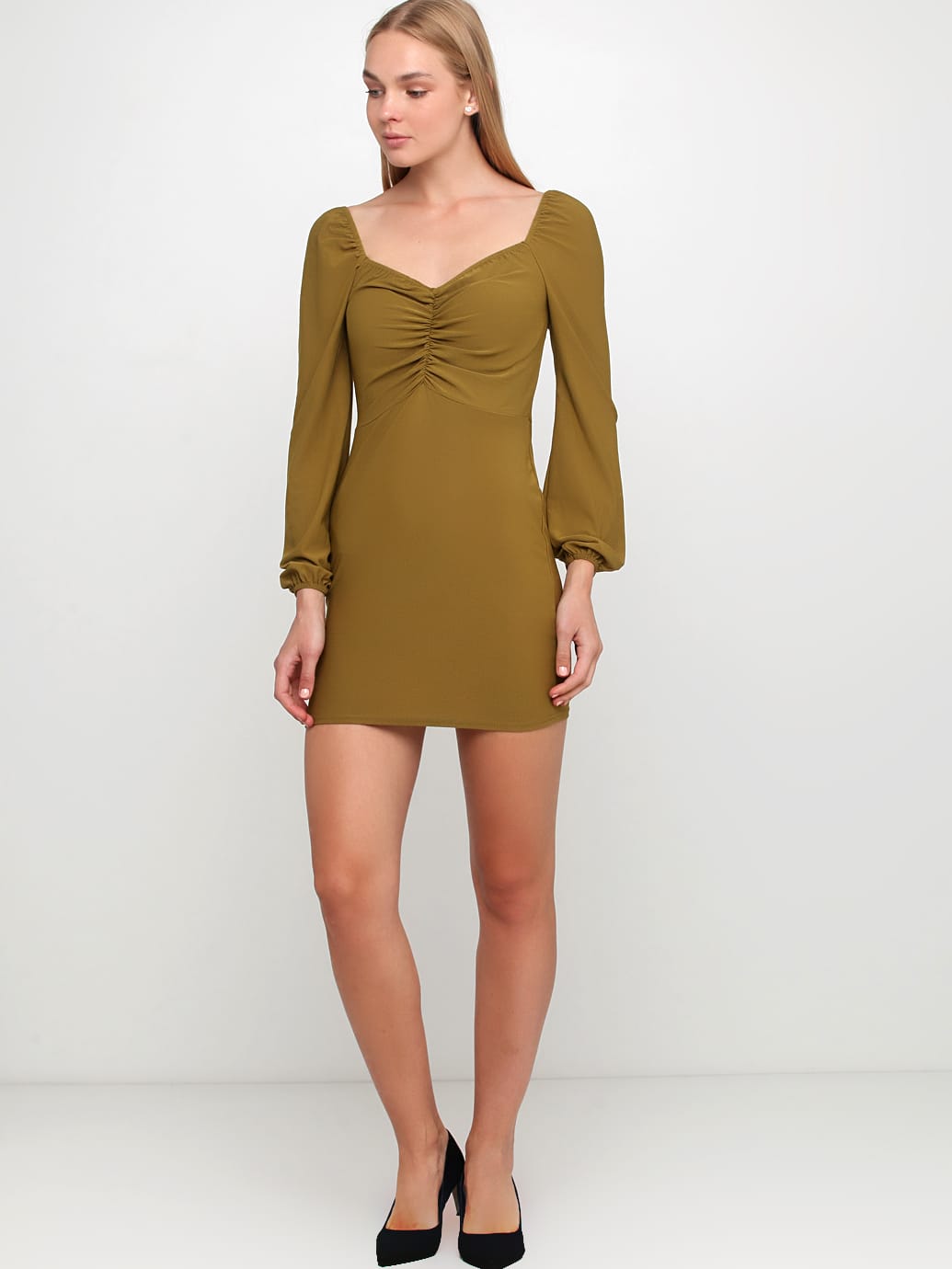 

Платье Boohoo VJ11124766_горчичный_01 38 Горчичное