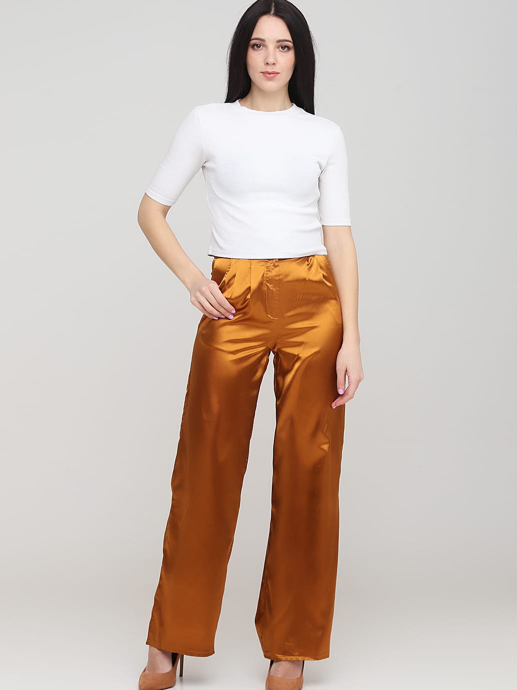 

Брюки Boohoo CG1119052  Коричневые, Брюки Boohoo CG1119052 36 Коричневые