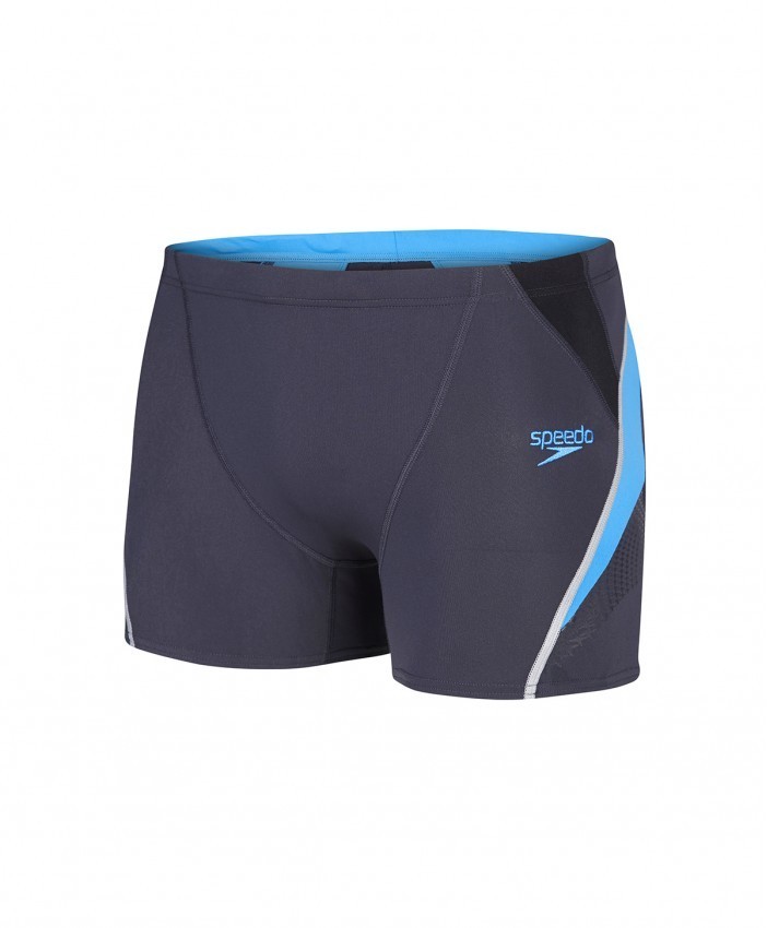 

Плавки Speedo Fit Splice Aquashort 34 UK Серо-голубые с черным