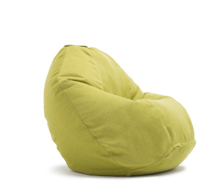 

Бескаркасное кресло мешок-груша ортопедическое Рогожка Premium 125*100 см Оливковый