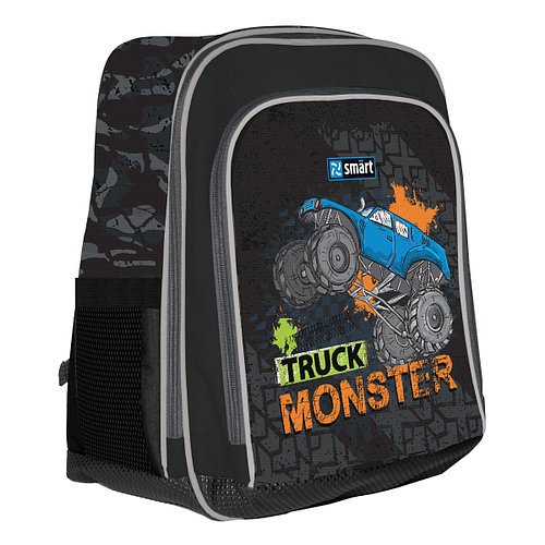 

Рюкзак шкільний SMART H-55 Monster Truck, чорний (558026)