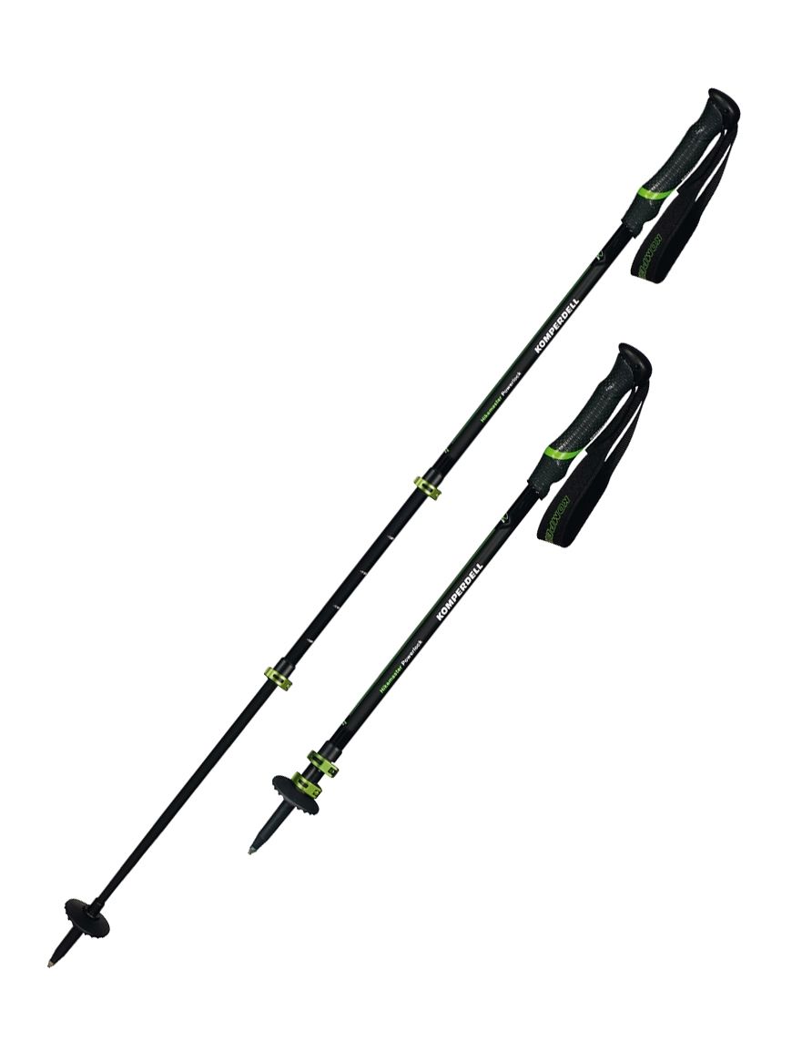 

Трекінгові палиці KOMPERDELL Hikemaster Powerlock black/green 105 - 140 cm (1742463-02)