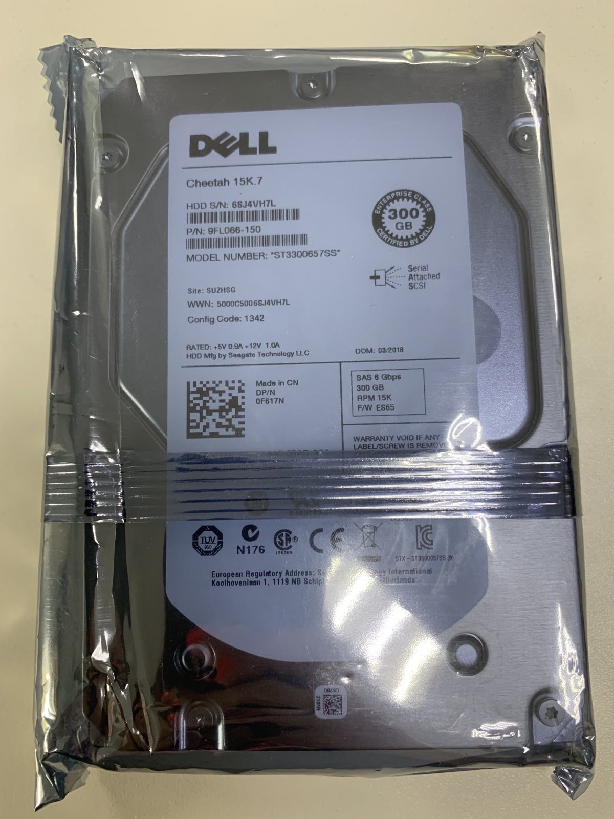

Жесткий диск для сервера Dell 300G.15K