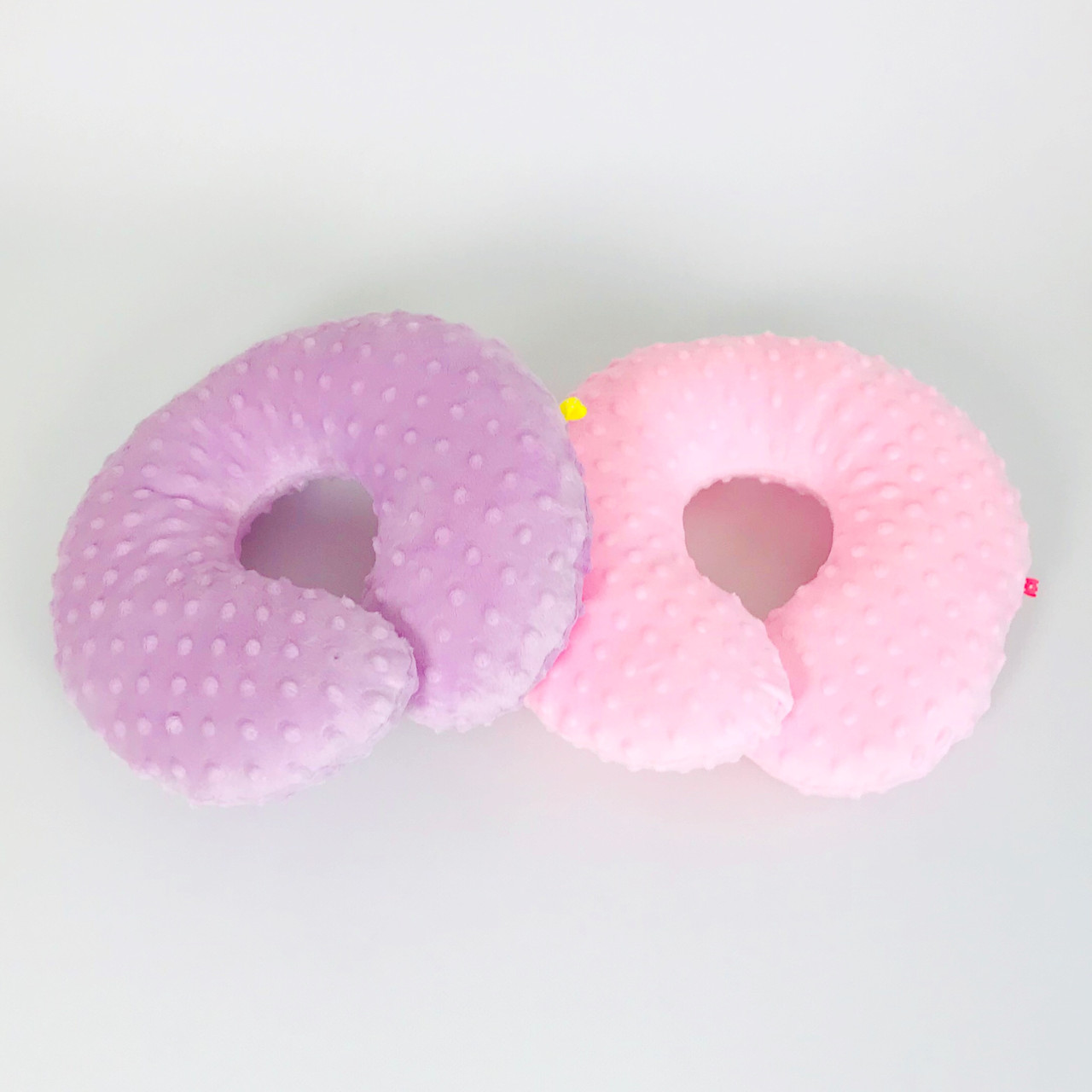 

Подушки дорожные для путешествий B-Soon Минки 2 шт цвет сиреневая и розовая (ДП-10)