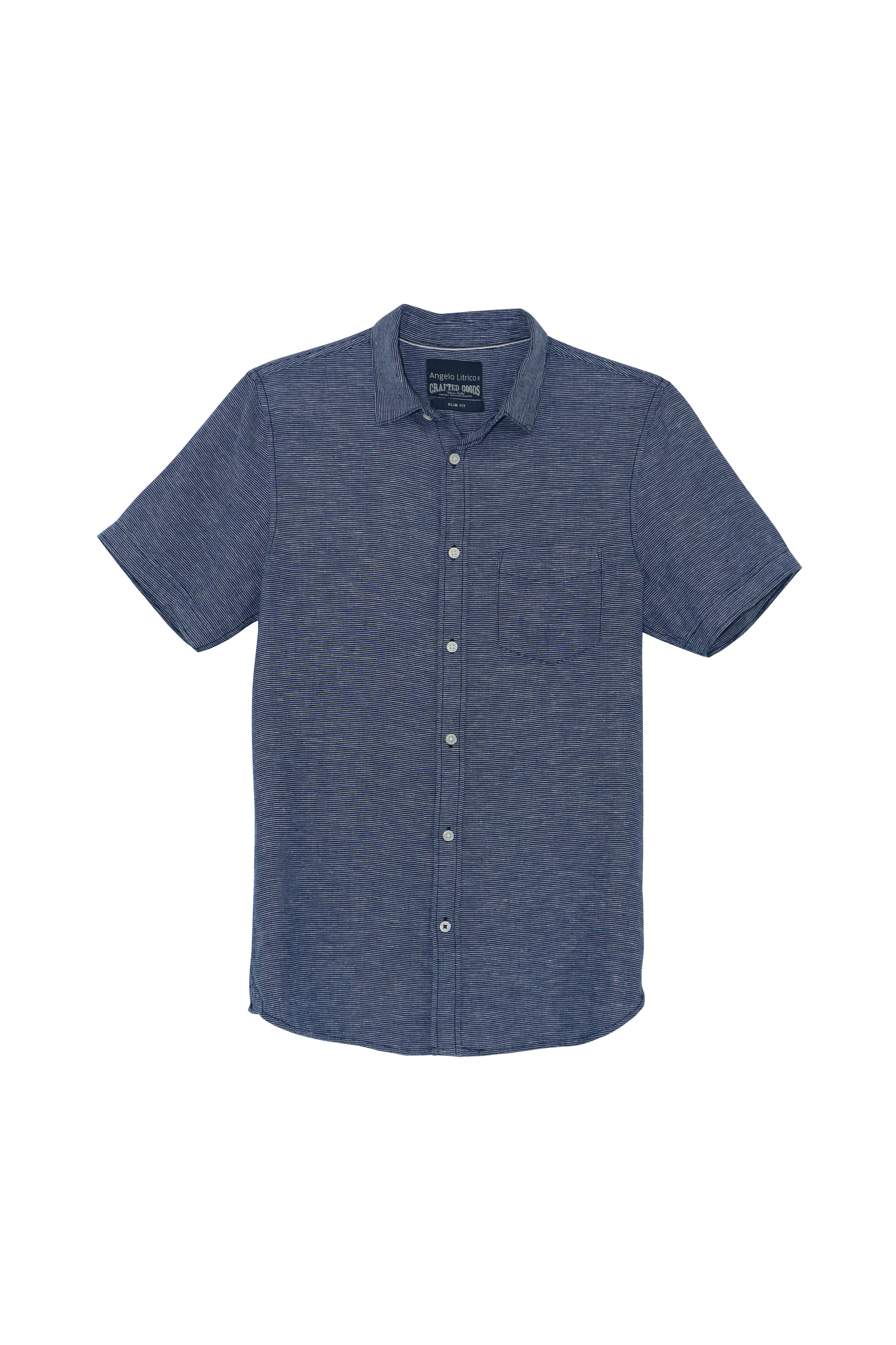 

Рубашка с коротким рукавом и карманом SLIM FIT C&A (/) темно синий-белый WE-550232, Рубашка с коротким рукавом и карманом SLIM FIT C&A S(37/38) темно синий-белый WE-550232