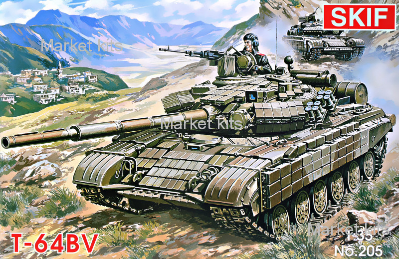 

Боевой танк Т-64 БB 1:35 SKIF (MK205)