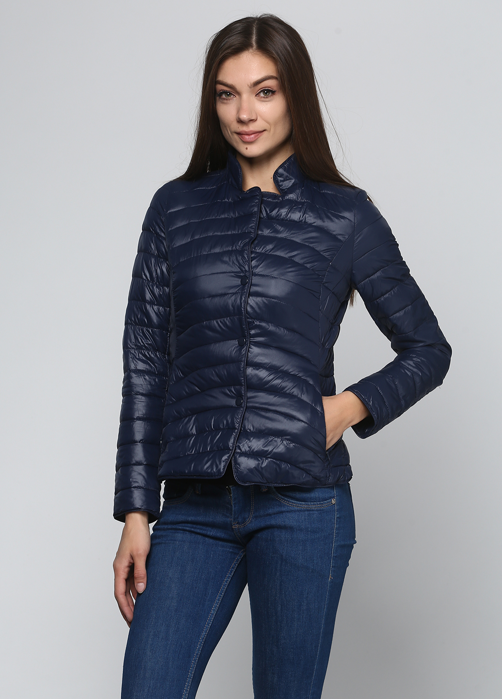 

Демисезонная куртка B.Style синяя S (YU-5613)