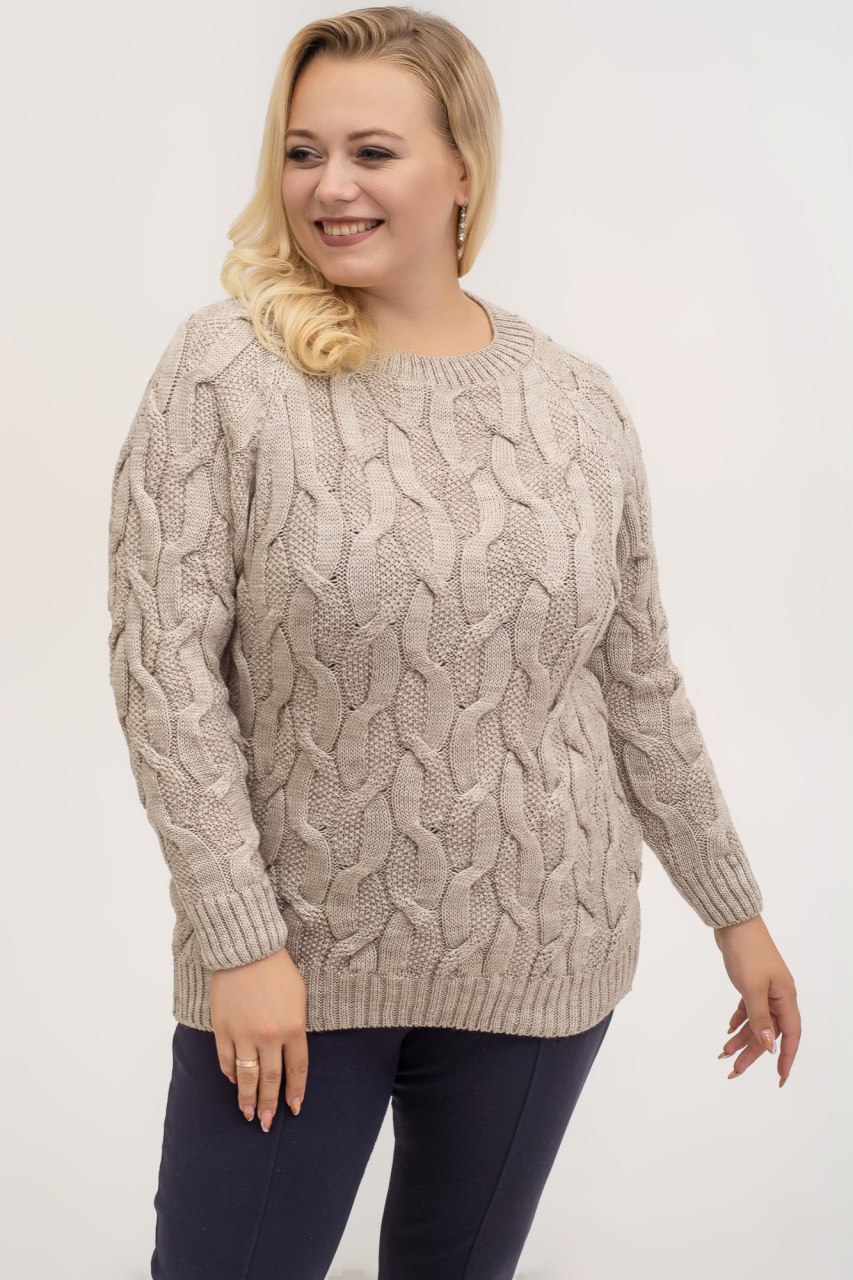 

Fashions • Свитер женский с узором Роза Fashions  бежевый (№128-нс, Fashions • Свитер женский с узором Роза Fashions 48 бежевый (№128-нс)