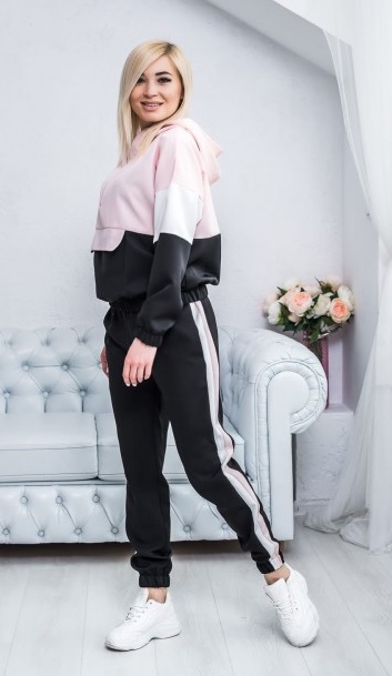 

Fashions • Спортивный костюм Holly Fashions 44 пудра (2401-ве)