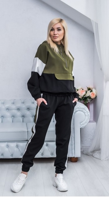 

Fashions • Женский костюм Cornelia Fashions 56-58 хаки (02401-бр-ве)
