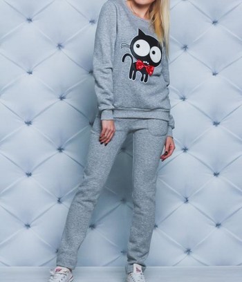 

Fashions • Костюм Кот Fashions 42 светло-серый (02052-ве)