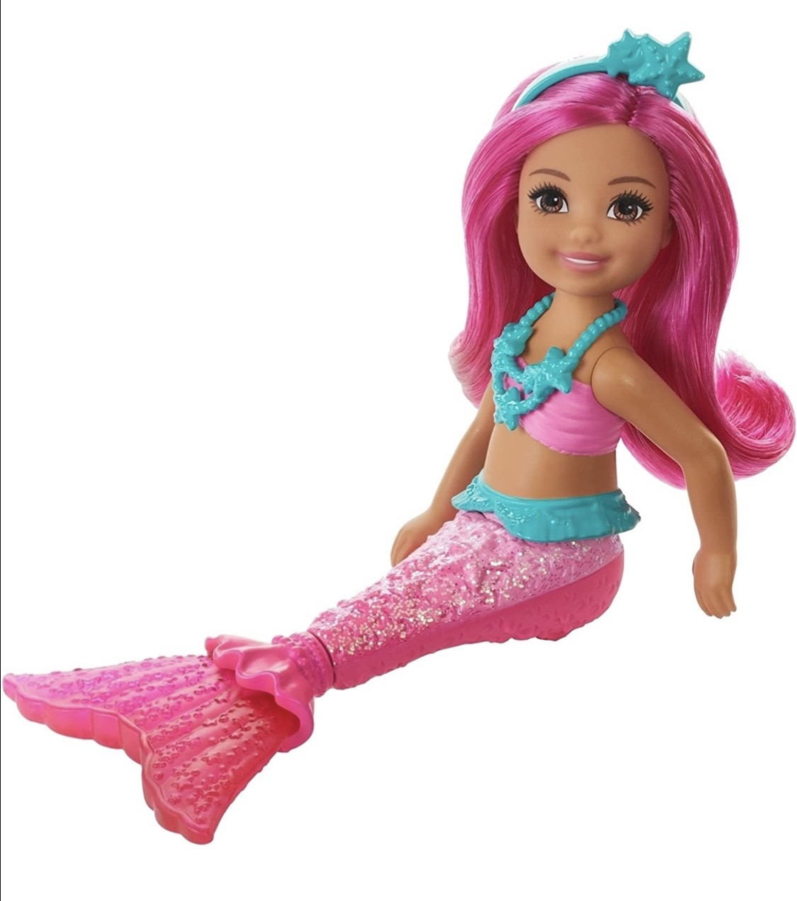 

Лялька Barbie Dreamtopia Русалонька Челсі з кораловим волоссям