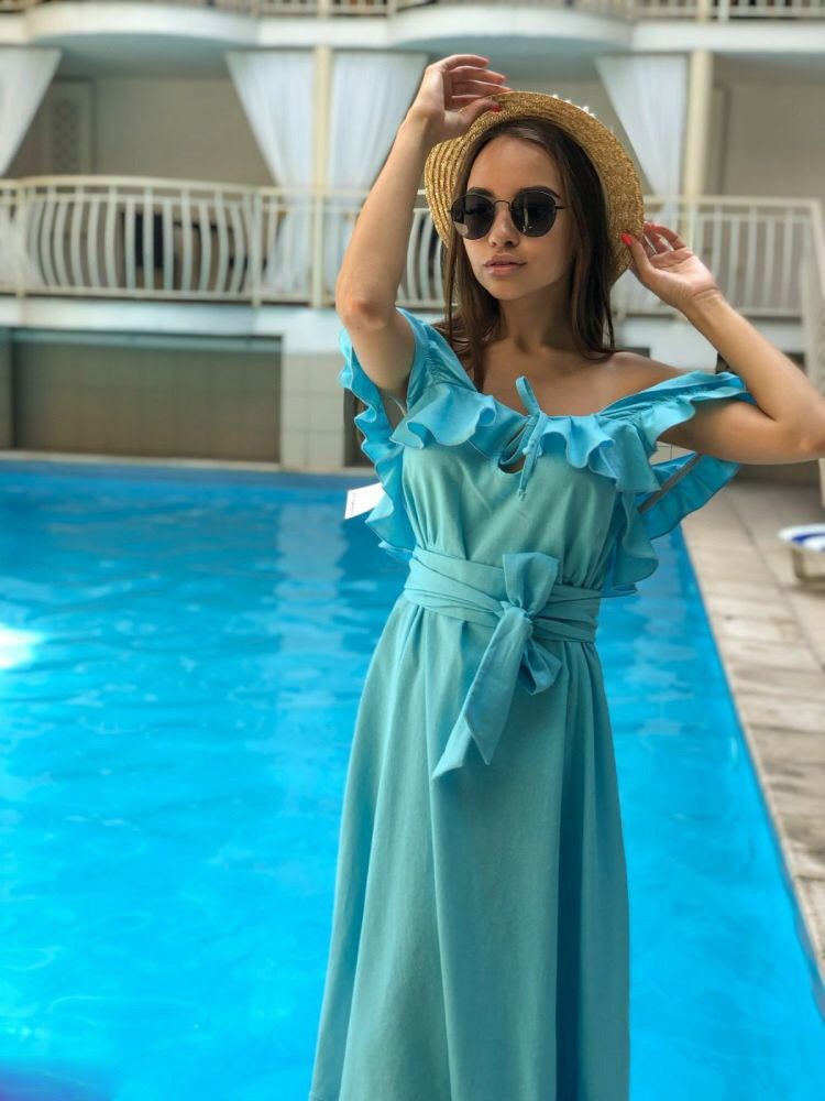 

Fashions • Платье Лусетта Fashions 46-48 голубой (70-1/3-мас)