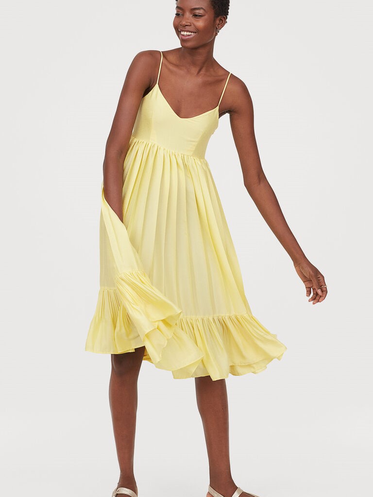 

Платье H&M 07-0789387-001 38 Желтое (СА2000001852088)