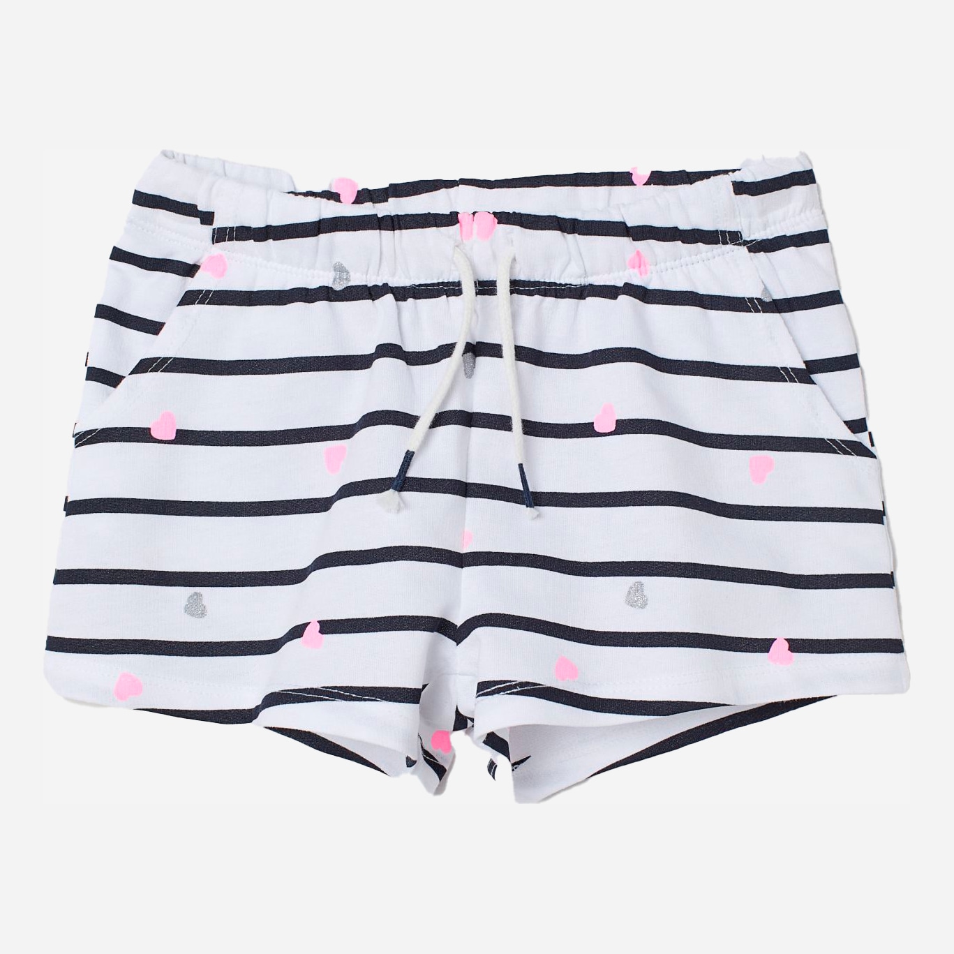 

Шорты H&M 060708042_white_navyblue 122 см Белый/Синяя полоска