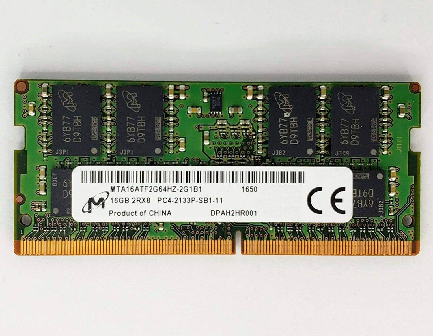 

Пам'ять MICRON 16 GB SO-DIMM DDR4 2133 MHz - (MTA16ATF2G64HZ-2G1B1)