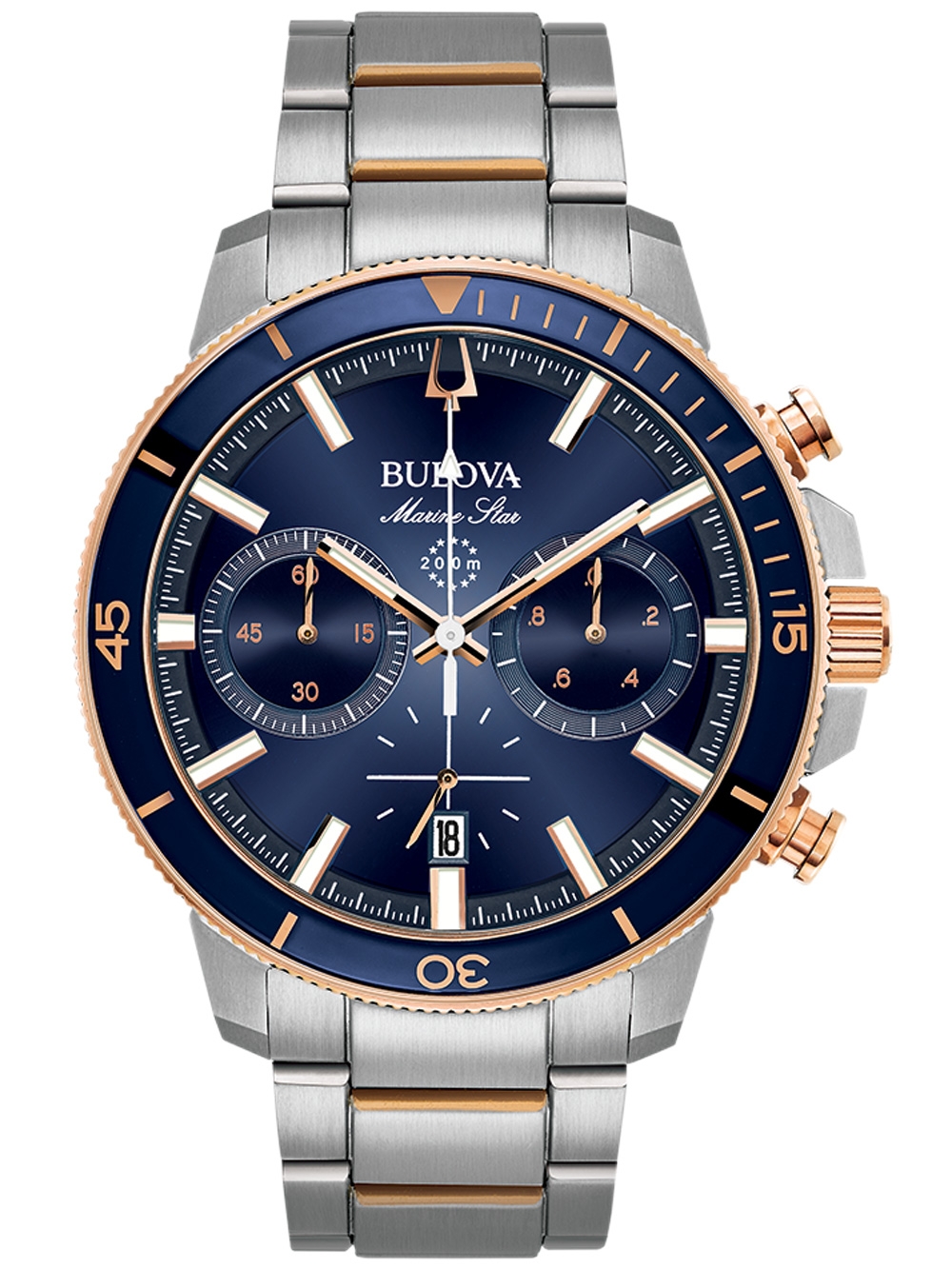 

Часы Bulova 98B301 Marine Star Chronograph 45mm 20ATM