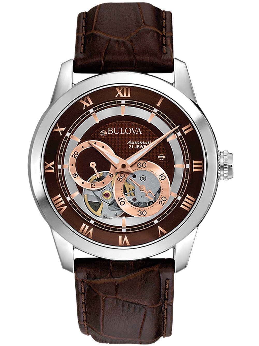 

Часы Bulova 96A120 Klassik Automatik Herren 42mm 3ATM