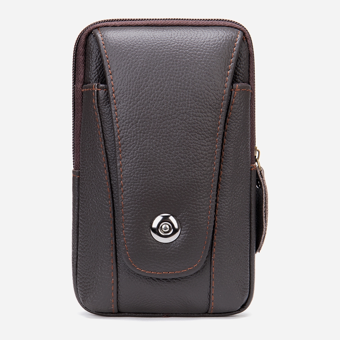 

Мужская борсетка кожаная Vintage Коричневая (leather-20351)