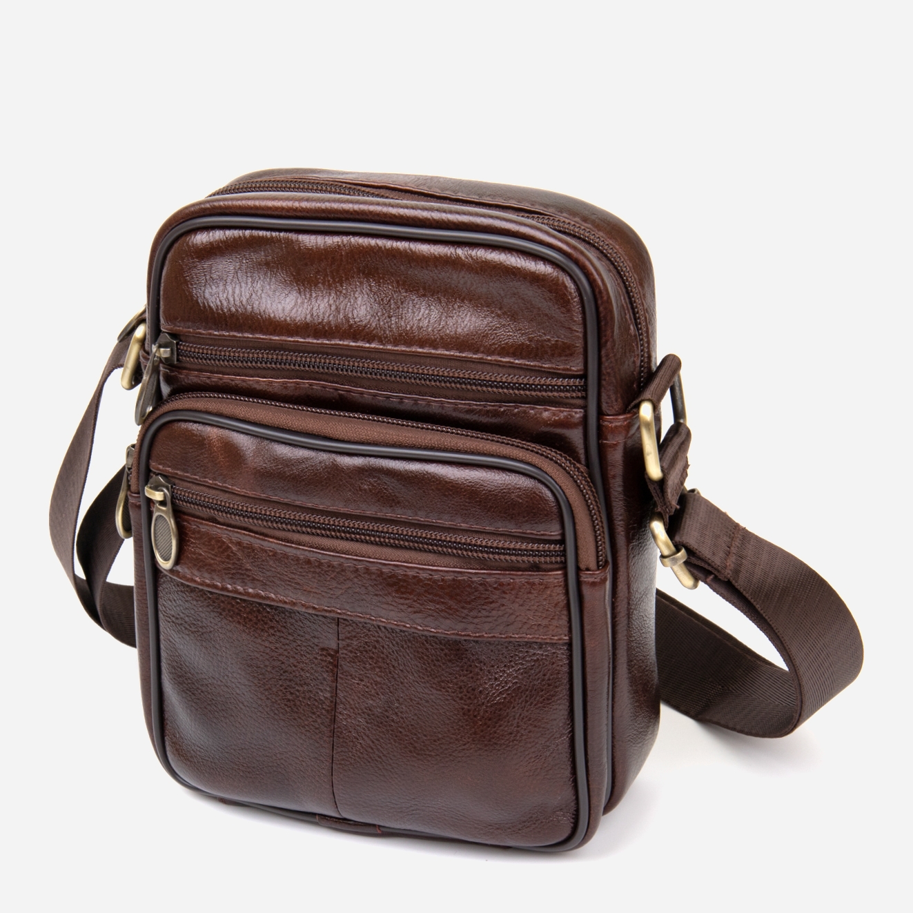 

Мужская сумка кожаная Vintage Коричневая (leather-20454)