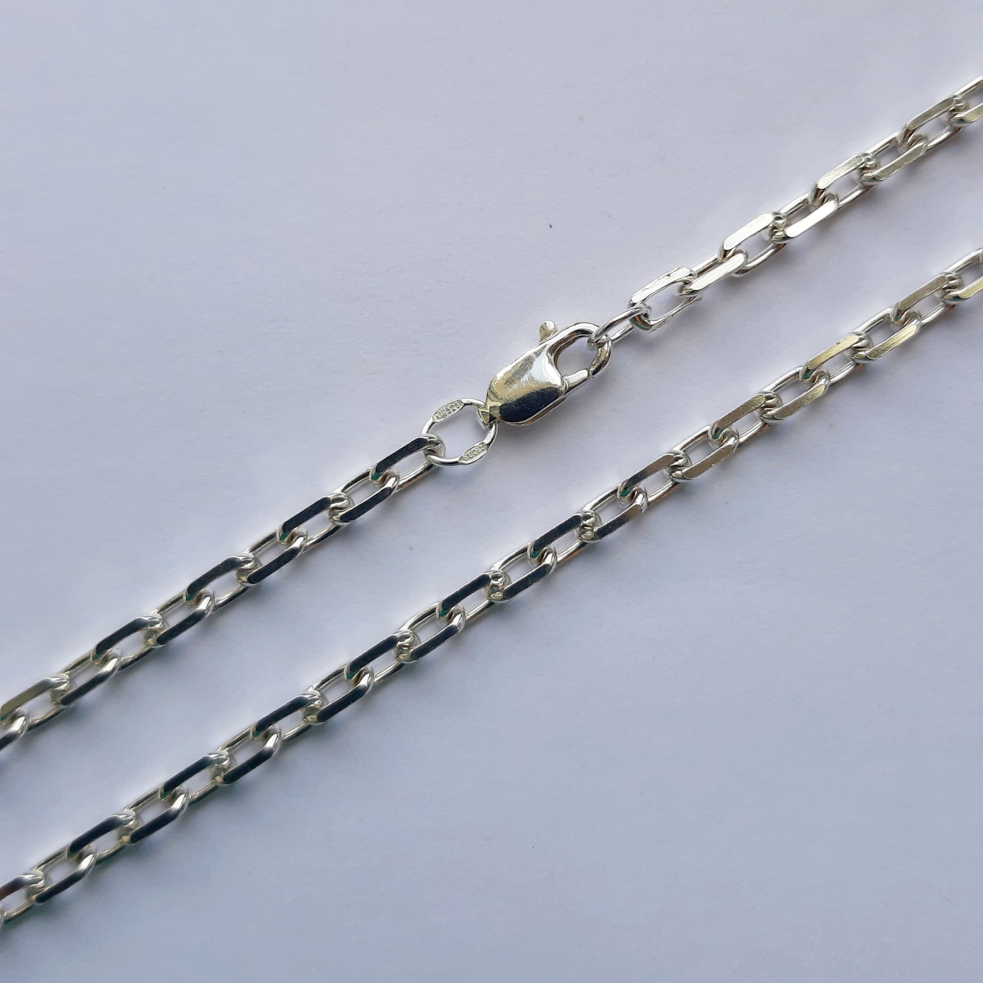 

Серебряная цепочка Якорь 55см 925 пробы 12,2г