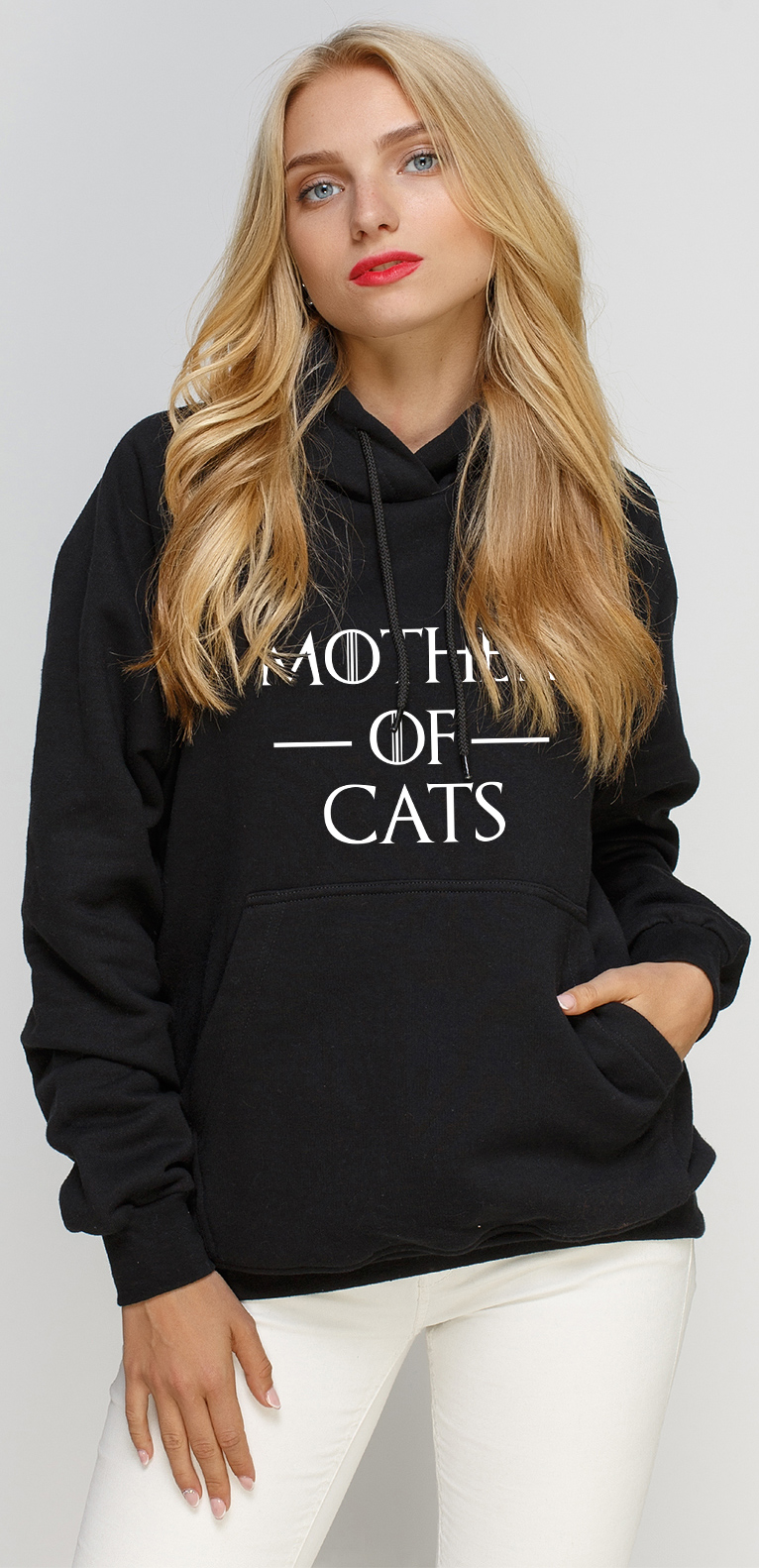 

Худи Manatki Мать котов п2348 XL Черное