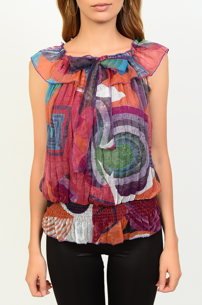 

Блуза Fashion 9923-7 42-44 Бордовый