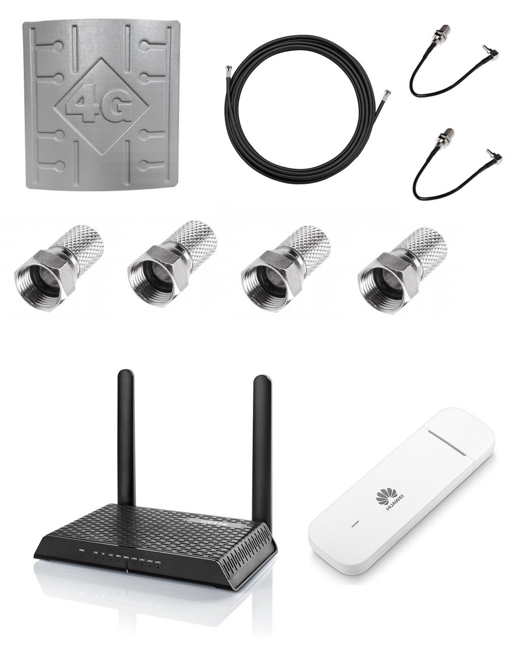 

Интернет комплект 3G/4G LTE роутер Netis N1 + модем Huawei E3372 + антенна RunBit LTE MIMO 2 x 18 дБ