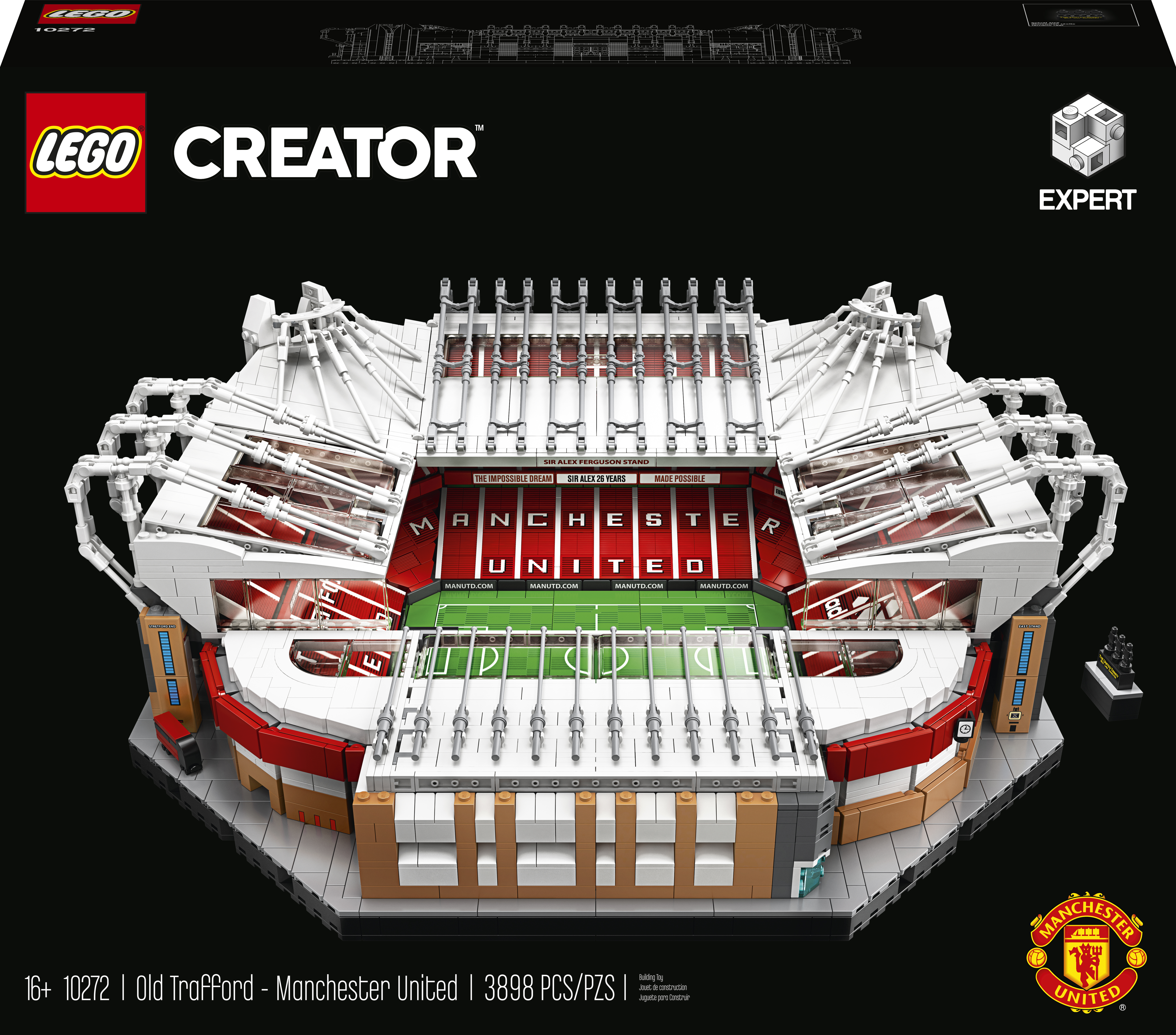 

Конструктор LEGO Creator Expert Old Trafford - стадион «Манчестер Юнайтед» 3898 деталей (10272)