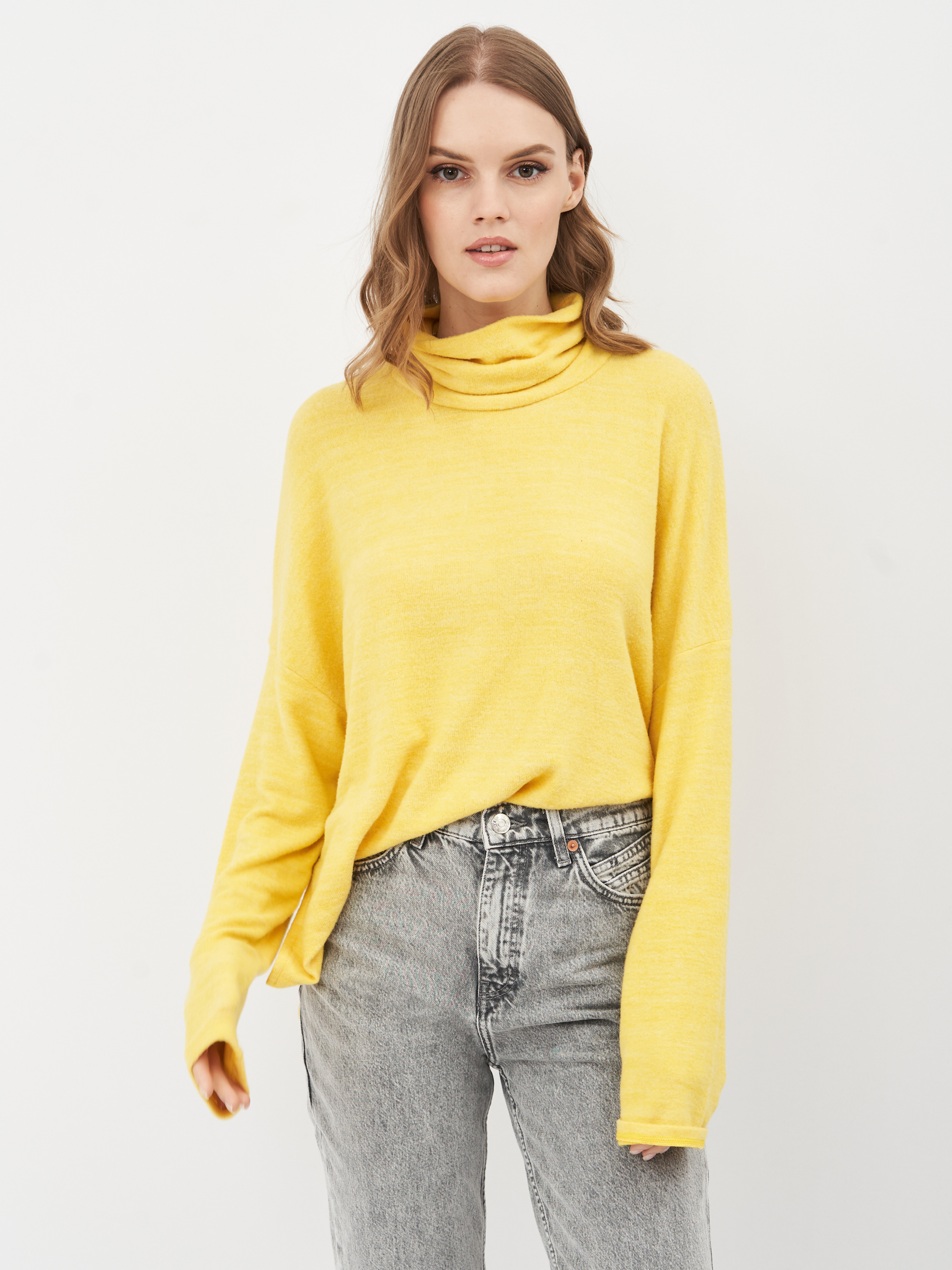 

Свитер H&M 1503-8289381  Желтый, Свитер H&M 1503-8289381 L Желтый