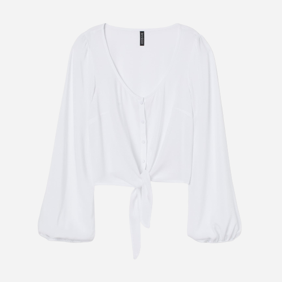

Блузка H&M 1512-8555311  Белая, Блузка H&M 1512-8555311 44 Белая