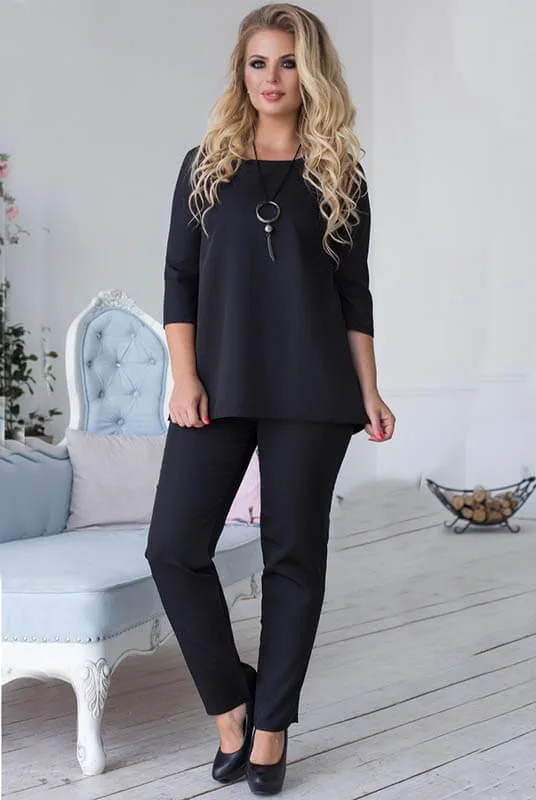 

Fashions • Брючный костюм Стокгольм Fashions  черный (5110-лб, Fashions • Брючный костюм Стокгольм Fashions 48 черный (5110-лб)
