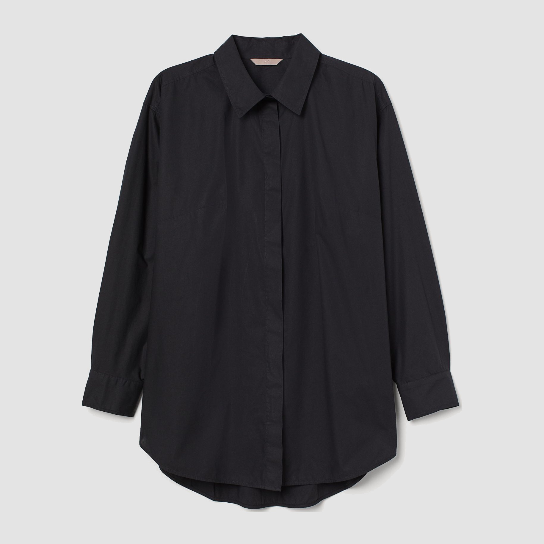 

Рубашка H&M 2205-8314312 L Черная