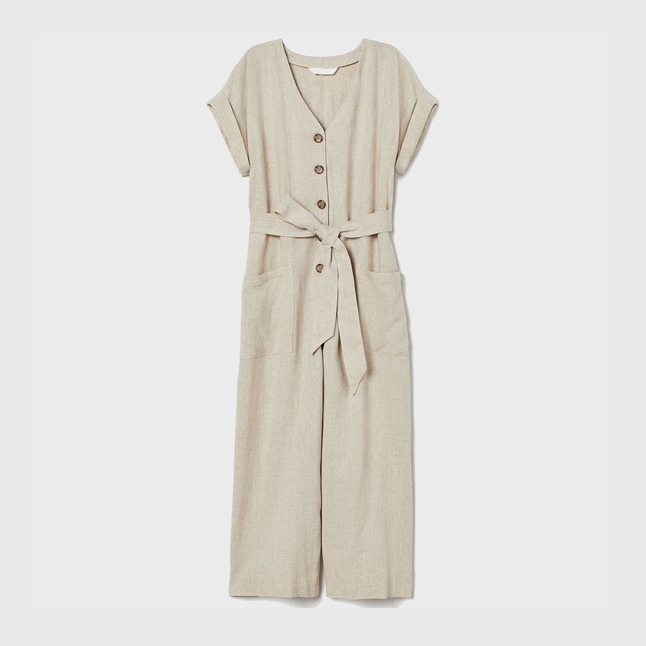 

Комбинезон H&M 2402-8740641  Светло-бежевый, Комбинезон H&M 2402-8740641 34 Светло-бежевый