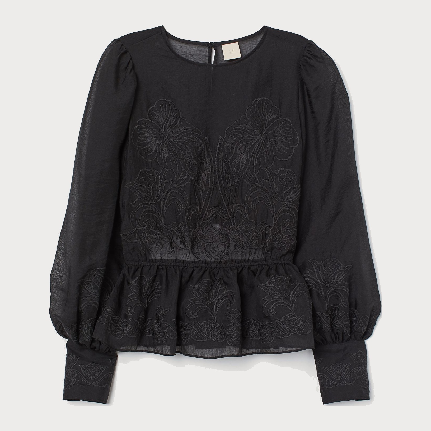 

Блузка H&M 2404-8763391 38 Черная