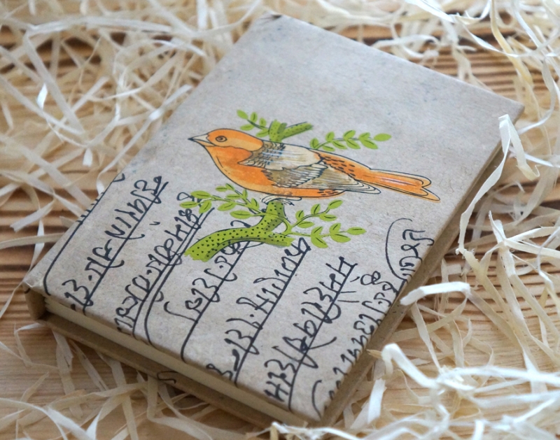 

Блокнот Hand Made Хинди Птица