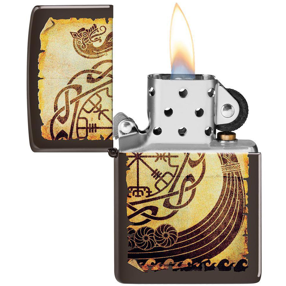 

Зажигалка Zippo Viking Warship Design 49182