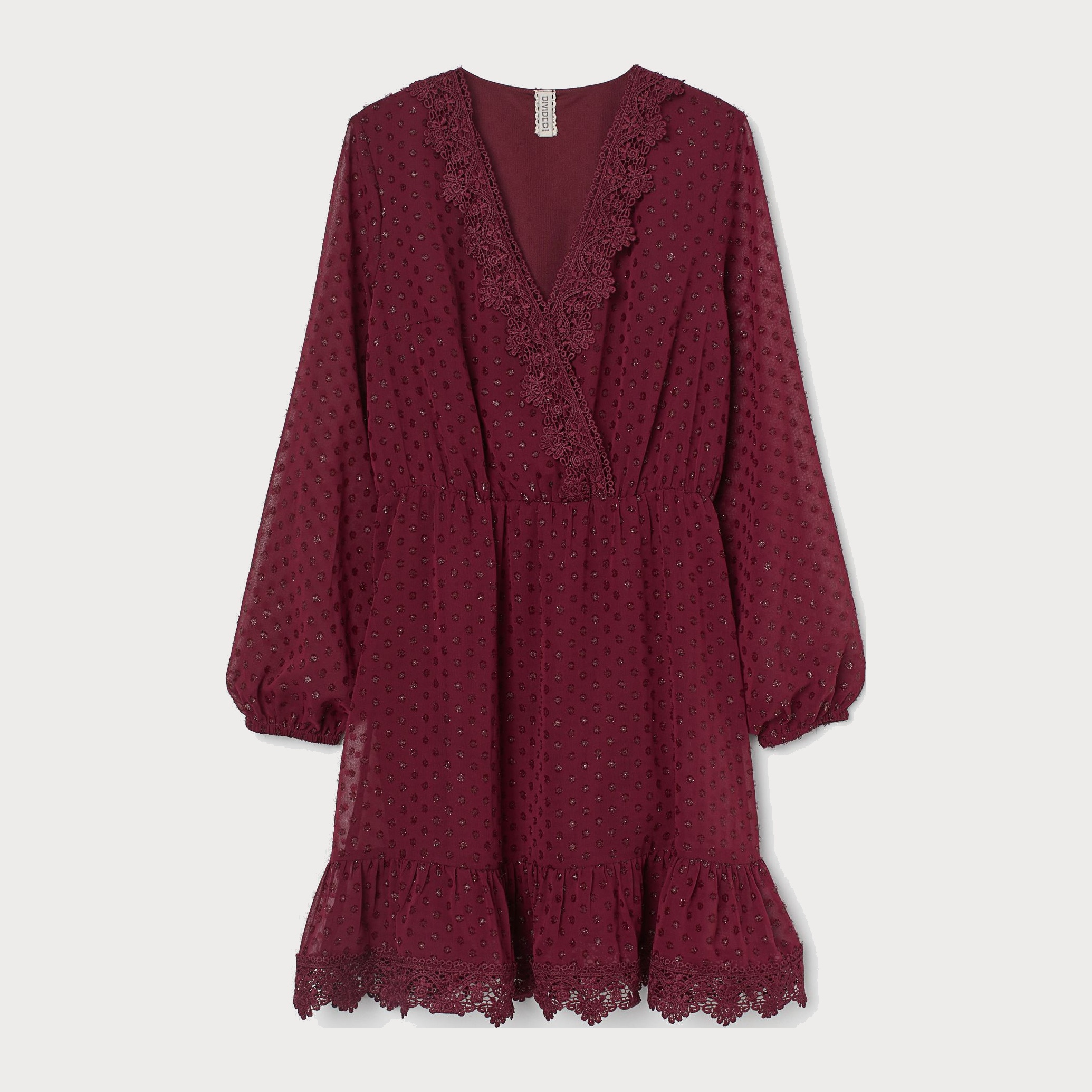 

Платье H&M 3006-920678  Бордовое, Платье H&M 3006-920678 34 Бордовое