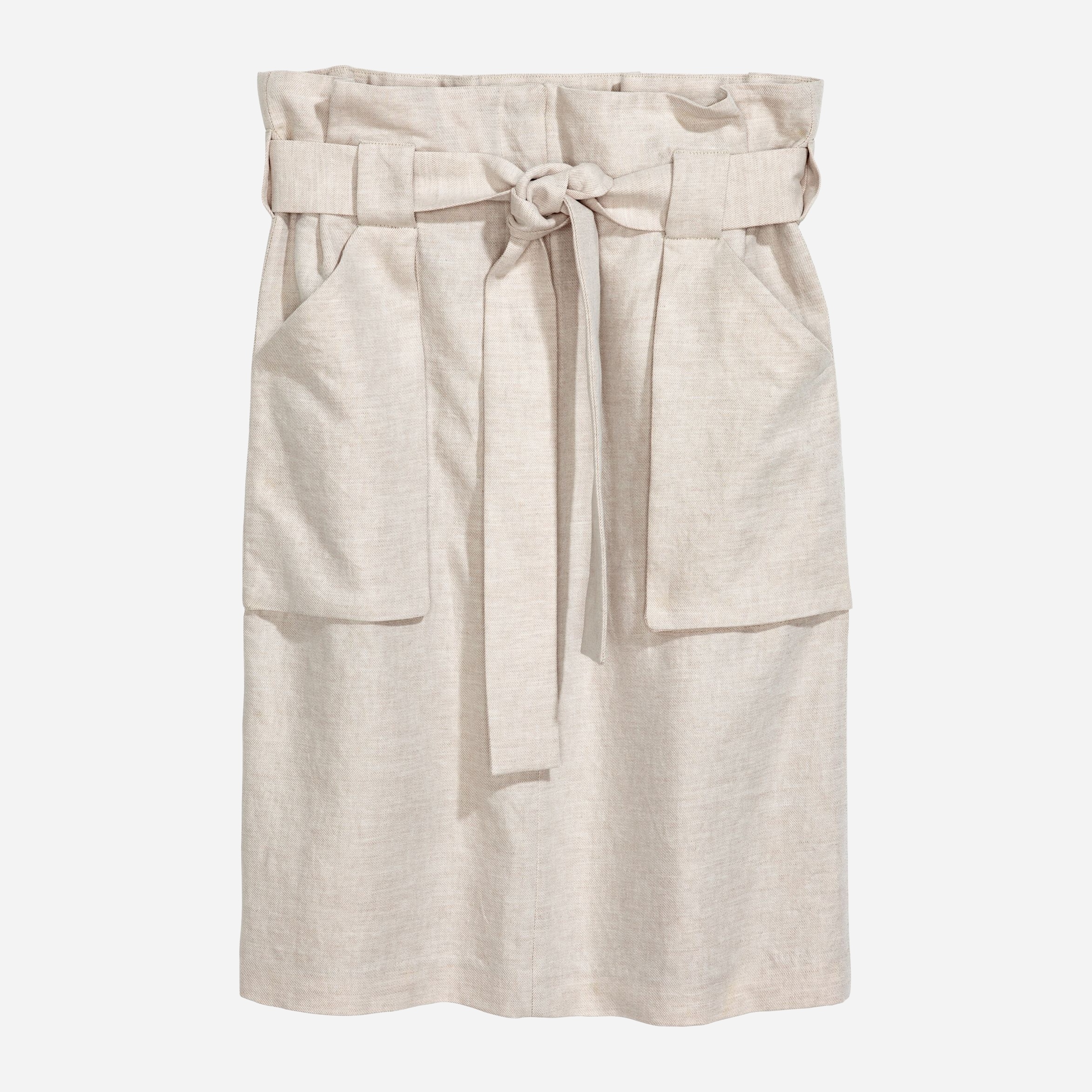 

Юбка H&M 307-4668155 38 Светло-бежевая